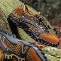 Zapatillas de Correr de Sendero Premium Impermeables Calzado de Montañismo y Agua Antideslizante para Hombres Secado Rápido, Diseño Distintivo - details 15