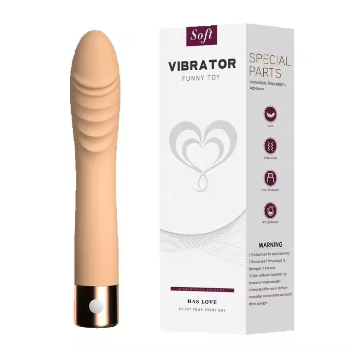 Consolador vibrador de punto G de silicona suave, consoladores anales realistas para adultos, 10 modos de vibración, juguete sexual para placer de mujeres - 1