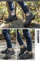 Zapatos de senderismo al aire libre anti-terciopelo para hombre, zapatos deportivos para viajes, senderismo, zapatos casuales para deportes al aire libre - details 15