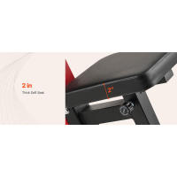 VEVOR hine, juego de prensa, banco plano inclinable ajustable con brazos convergentes independientes, equipo superior, equipo de gimnasio en casa Fiess - details 6