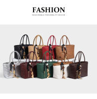 Bolso de mano de gran capacidad, nuevo bolso grande y versátil para mujer, bolso de hombro, bolso de cesta de verduras tejido elegante francés. - details 2