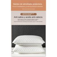 Funda de Almohada de Algodón 48x74cm Almohada de Aceite para Cabeza Antiácaros Funda Interior - details 0