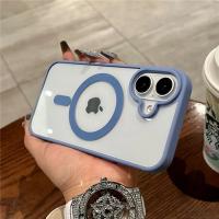 Funda transparente Magsafe de lujo para iPhone 11, 12, 13, 14, 15 16 Pro Max Mini Plus, funda de parachoques con carga inalámbrica magnética - details 9