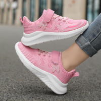 Nuevos zapatos clásicos de moda para correr para niñas, zapatillas de deporte rosas para niños, zapatos de tenis de malla transpirable, zapatos deportivos escolares para niños - details 6