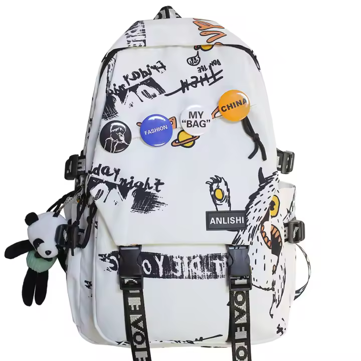 Mochila escolar para niños y jóvenes estudiantes universitarios de alto rendimiento con gran capacidad hecho de nylon tipo mochila camuflaje para viajes - 1