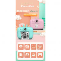 Cámara digital para niños Mini cámara réflex imprimible Juguetes educativos - details 2