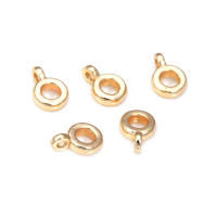 Círculo redondo de latón de Color dorado de 18K, pulseras con agujeros grandes, collares de cuentas, colgantes, conectores, suministros para fabricación de joyas - details 21
