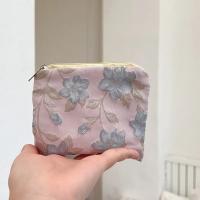 Monedero Mini de Cierre Floral Mini Bolso de Maquillaje de Viaje de Algodón - details 10