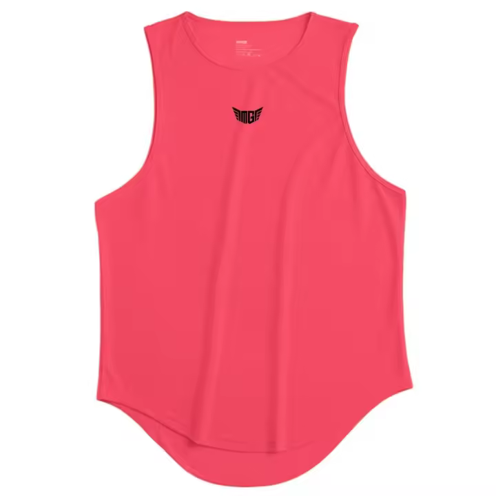 Chalecos para correr de secado rápido de malla de verano para hombre, camisetas sin mangas para gimnasio, ropa deportiva holgada, camiseta sin mangas para entrenamiento, camisetas deportivas - 1