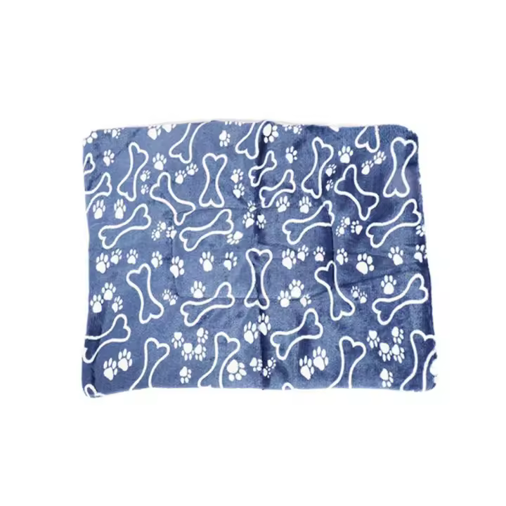 Práctica estera para dormir para mascotas de dibujos animados, funda cómoda para cama de perro, cojín suave y cálido para sofá para perros y gatos - 1