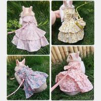 Conjunto de Correa de Arneses Suave Floral para Mascotas Pequeñas Ideal para Conejos, Hamsters, Chinchillas Correa de Pecho para Viajes - details 15