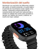 Reloj inteligente P59 para hombres y mujeres, reloj inteligente SANLEPUS con pantalla HD de 2,01 pulgadas, llamadas Bluetooth, notificaciones, más de 100 modos deportivos, monitor de salud para frecuencia cardíaca, oxígeno en sangre y sueño, IP67, compati - details 27