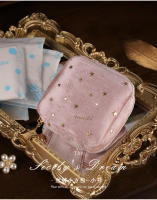 Bolsa de pañuelos sanitarios estilo japonés Mini lindo portátil exquisito bolso de maquillaje de terciopelo - details 2