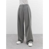 Pantalones de pierna ancha de cintura alta para mujer estilo clásico primavera otoño - details 5