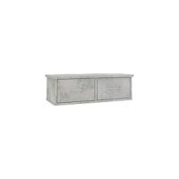 Mueble de TV con Luces LED Gris hormigón 140x40x36 cm - details 12