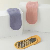 Calcetines de algodón de Yoga para mujer, calcetín antideslizante, transpirable, elástico, deportivo, exterior, 1 par - details 5