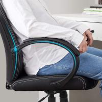 Silla de Escritorio de Oficina Ergonómica Regulable con Ruedas, Azul, 79 x 65 x 33 - details 5