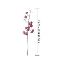 Arreglo de flores, 12 ramas de calabaza artificiales de frutas, simulación realista hecha a mano, calabaza, plantas falsas elegantes, decoración de otoño - details 0