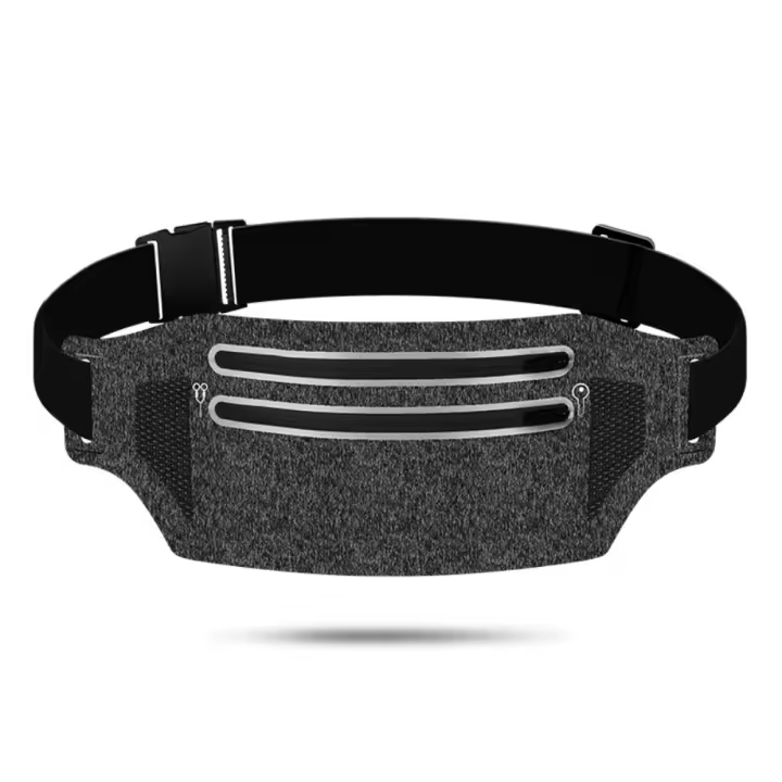 Riñonera deportiva ultrafina, ajustada, de alta elasticidad, para correr, bolsa de almacenamiento para teléfono, bolsa deportiva para teléfono de gran capacidad, ropa deportiva - 1
