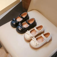 Zapatos De Cuero Para Niñas Beige Con Cordón Y Bajo Suave Antideslizante Para Primavera Otoño Zapatos Solos Para Bebés Y Niños De 2 a 18 Años - details 7