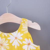 Conjunto de vestido y gorro de playa para niña, vestido de princesa con cuello halter, 2 piezas - details 11
