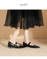 Nuevo Xiaoxiangfeng, hebilla de una palabra, tacón único puntiagudo, zapatos individuales, zapatos Lizhen - details 7