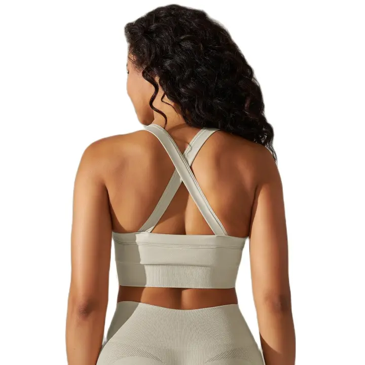 Hamidou-Top Sexy para mujer, sujetadores deportivos para Yoga, Fitness, belleza, espalda elástica, transpirable, ropa interior femenina, Tops - 1