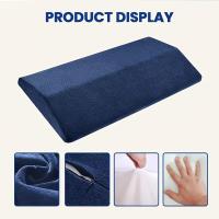 Cojín de espuma con soporte lumbar ergonómico, lavable en máquina, funda desmontable, firme, suave para dispositivos multimedia - details 5