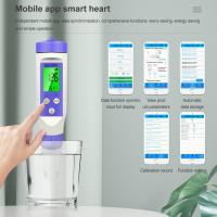 Detector de calidad del agua ORP, Monitor en l￭nea de dientes azules, herramienta de prueba de agua potable para acuario, medidor de temperatura - details 2