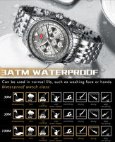 Reloj de Hombre MINIFOCUS Estilo Aviador – Cuarzo, Luminoso, Fecha, Acero Inoxidable - details 9