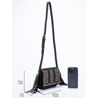 Nuevo bolso de las mujeres, bolso del remache, bolso retro del remache de la borla, bolso bandolera del hombro de las señoras - details 0