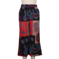 Pantalones de pierna ancha de estilo étnico para mujer, pantalones de Yoga Harem gitano Hippie tailandés bohemio con corte fruncido en la cintura - details 9