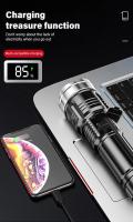 Linterna táctica L de alta potencia, recargable por USB, luz fuerte, resistente al agua, potente lámpara superbrillante para s - details 10