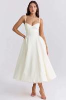 Ohsisa 2025 verano de gama alta princesa malla francesa gran Swing doble capa Sling vestido Casual de mujer - details 4