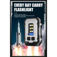 BALDR G111 Linterna de bolsillo superbrillante LED multifuncional Linterna magnética COB EDC Mini llavero linterna recargable - details 5