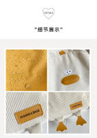 Dibujos animados estilo japonés ins lindo patito mochila femenina de pana informal mochila de campus estudiante universitario de secundaria. - details 21