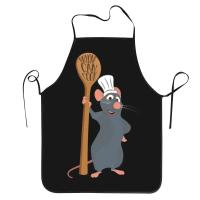 Unisex Ratatouille Remy con cuchara delantal adultos mujeres hombres Chef Tablier cocina para cocinar película animada pintura - details 17
