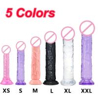 Consoladores realistas con ventosas, Juguetes sexuales, tapones anales, productos para pene femenino, juguetes para adultos, tienda de productos eróticos Sexy Gode 18 + - details 0
