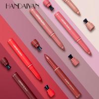 Lápiz Delineador de labios mate, taza antiadherente de larga duración, no se decolora, resistente al agua, Lápices de Colores de Cera no destiñe, Matte Crayon Lipstick, Waterproof Durable Terciopelo Lip Liner - HANDAIYAN - details 40