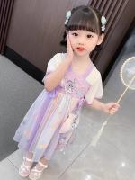 Hanfu-vestido chino de primavera y verano para niña, disfraz súper inmortal para niño, falda de estilo antiguo - details 3