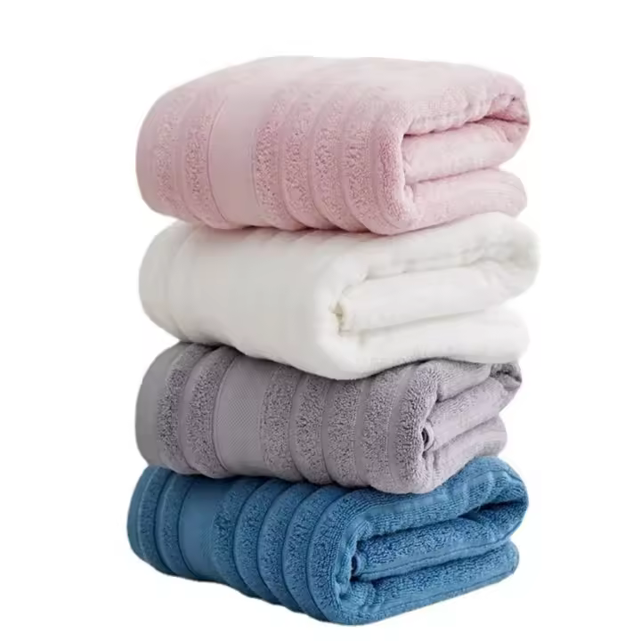 Toalla facial de 35x35cm respetuosa con la piel, Toalla de baño útil de algodón puro, toalla de mano cuadrada Simple para niños - 1