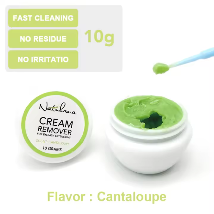 Removedor de Crema NATUHANA Eliminador Profesional de Pegamento para Pestañas Sin Irritación - 1