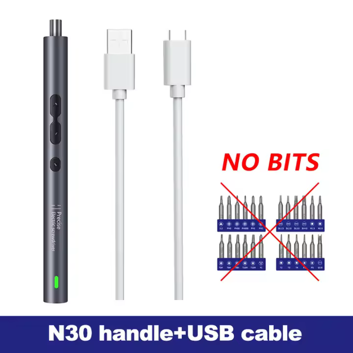 Destornillador Eléctrico de Precisión Actualizado 2023 Kit de Pluma Recargable Type-C Sin Cable Inalámbrico para Reparación de Teléfonos Xiaomi - 1