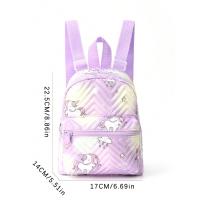 Mochila informal de gran capacidad con bordado simple e impresión, mochila escolar de viaje al aire libre transfronterizo - details 9