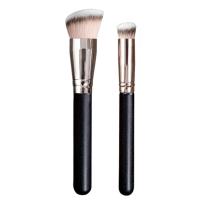 Cepillo De Maquillaje Para Rostro 170/270 Fundamento Polvo Maquillaje Fijador De Maquillaje Para Mujer Herramienta De Belleza Negra - details 9