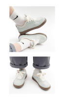 Zapatos De Placa Base Gruesa De Moda, Nuevos Deportes Casuales Transpirables Pequeños Zapatos Blancos - details 11
