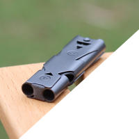 1Pcs 150 Dual-tube Survival Outdoor Camping Portable Safety Whistle - details 1
