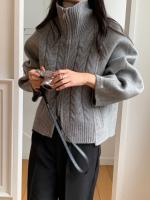Suéter De Mujer, suéteres De invierno para Mujer, cárdigan Traf, tejido grande para Mujer, Ropa De abrigo De punto holgada De manga larga, Ropa De Mujer - details 2