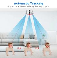 Cámara PTZ 2K de 4MP, lente Dual, IP, WIFI, cámara de vigilancia inalámbrica de seguridad para el hogar inteligente, Audio bidireccional, Monitor para bebés y mascotas, cámara de cuidado Pro - details 12