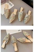 Tacones altos gruesos con punta cuadrada para mujer, zapatos informales para mujer - details 9